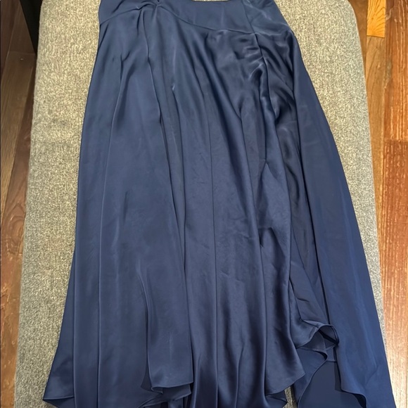 Ted Baker Navy Satin Dress - Picture 2 of 5